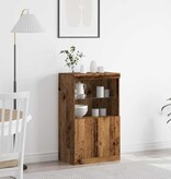 VidaXL Dressoir Bruin 60 x 37 x 100 cm Bewerkt hout