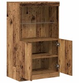 VidaXL Dressoir Bruin 60 x 37 x 100 cm Bewerkt hout