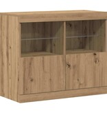 VidaXL Dressoir Bruin 81 x 37 x 67 cm Bewerkt hout