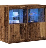 VidaXL Dressoir Bruin 81 x 37 x 67 cm Bewerkt hout