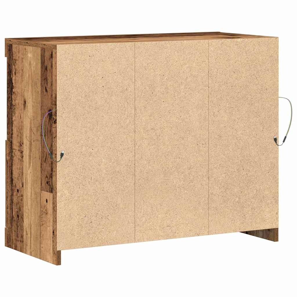 VidaXL Dressoir Bruin 81 x 37 x 67 cm Bewerkt hout