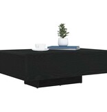 VidaXL Salontafel Zwart eiken 85 x 55 x 31 cm Bewerkt hout