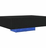 VidaXL Salontafel Zwart eiken 85 x 55 x 31 cm Bewerkt hout