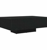 VidaXL Salontafel Zwart eiken 85 x 55 x 31 cm Bewerkt hout