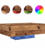 VidaXL Salontafel Oud hout 85 x 55 x 31 cm Bewerkt hout