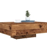 VidaXL Salontafel Oud hout 85 x 55 x 31 cm Bewerkt hout