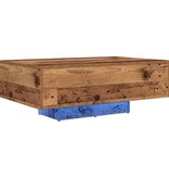 VidaXL Salontafel Oud hout 85 x 55 x 31 cm Bewerkt hout