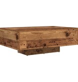 VidaXL Salontafel Oud hout 85 x 55 x 31 cm Bewerkt hout