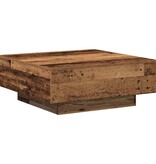 VidaXL Salontafel Oud hout 80 x 80 x 31 cm Bewerkt hout