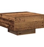 VidaXL Salontafel Oud hout 55 x 55 x 31 cm Bewerkt hout