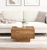 VidaXL Salontafel Oud hout 55 x 55 x 31 cm Bewerkt hout