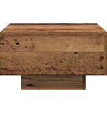VidaXL Salontafel Oud hout 55 x 55 x 31 cm Bewerkt hout