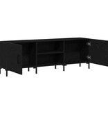 VidaXL TV-kast Zwart eiken 150 x 30 x 50 cm Bewerkt hout