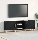 VidaXL Tv-kast Zwart eiken 150 x 30 x 50 cm Bewerkt hout