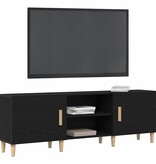 VidaXL Tv-kast Zwart eiken 150 x 30 x 50 cm Bewerkt hout