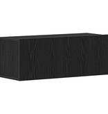 VidaXL TV-kasten 2 pcs Zwart eiken 80 x 30 x 30 cm Bewerkt hout