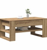 VidaXL Salontafel artisanaal eikenkleurig 102 x 55 x 45 cm