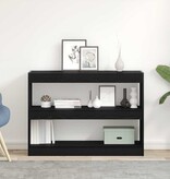 VidaXL Boekenkast Zwart eiken 100 x 30 x 72 cm Bewerkt hout