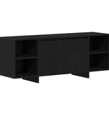 VidaXL TV-stand Zwart 120 x 30 x 40.5 cm Bewerkt hout