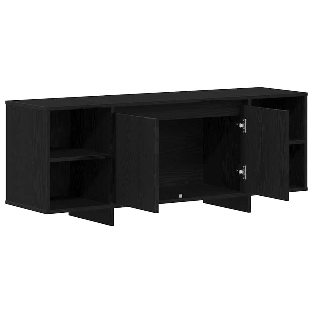 VidaXL TV-stand Zwart 120 x 30 x 40.5 cm Bewerkt hout