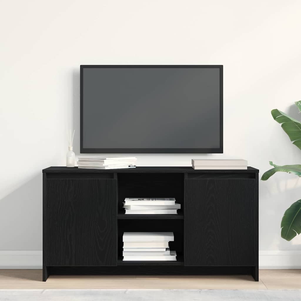 VidaXL TV-stand Zwart 102 x 37.5 x 52.5 cm Bewerkt hout
