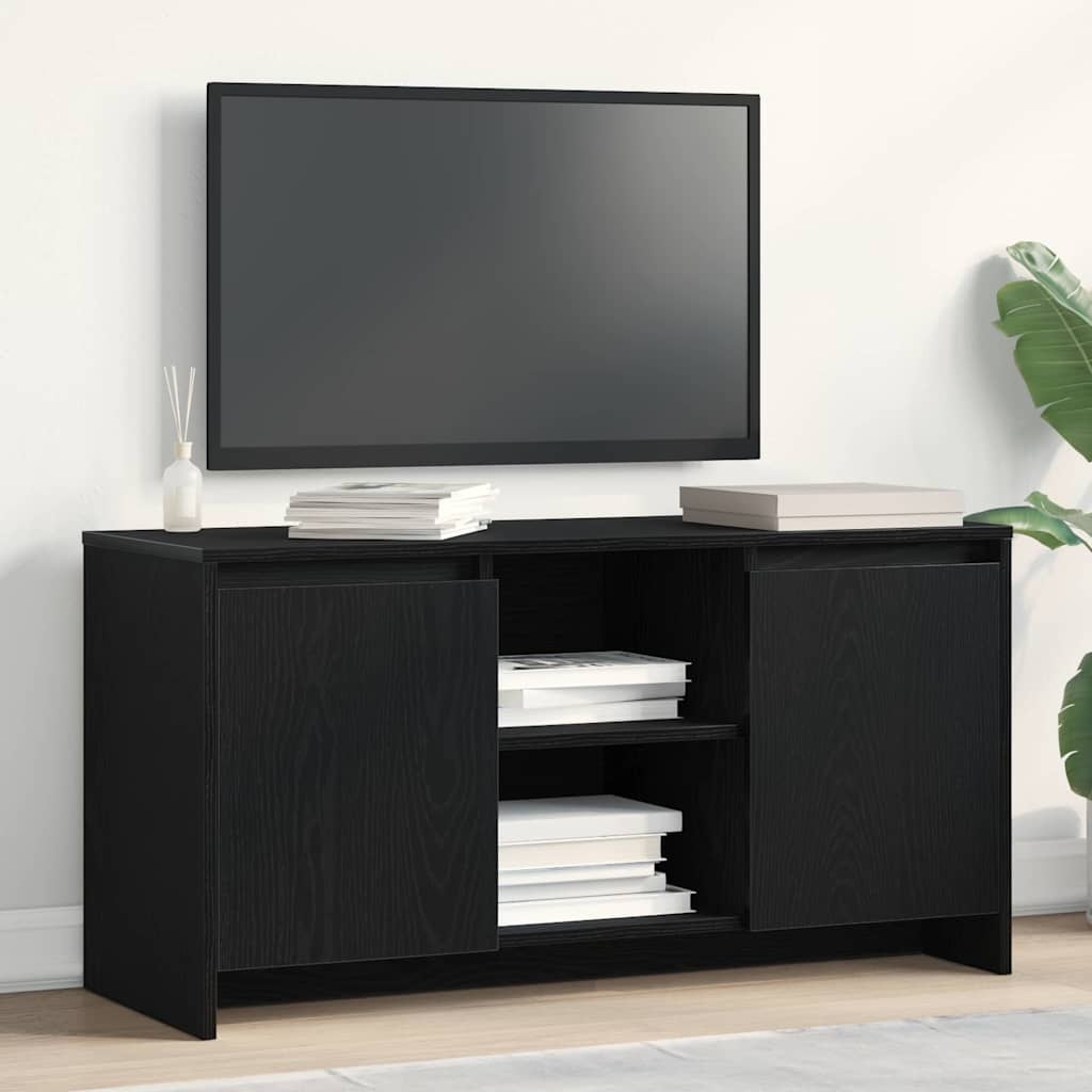 VidaXL TV-stand Zwart 102 x 37.5 x 52.5 cm Bewerkt hout