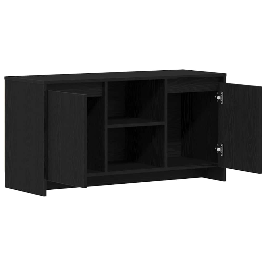 VidaXL TV-stand Zwart 102 x 37.5 x 52.5 cm Bewerkt hout