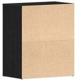 VidaXL Schoenenkast met plank Zwart eiken 60 x 35 x 70 cm Bewerkt hout