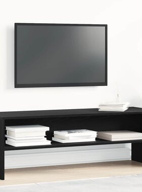 VidaXL TV-meubel 120x40x40 cm spaanplaat zwart eikenkleurig