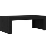 VidaXL Salontafel Zwart eiken 102 x 50 x 35 cm Bewerkt hout