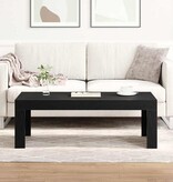 VidaXL Salontafel Zwart eiken 102 x 50 x 35 cm Bewerkt hout