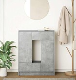 VidaXL Dressoir met lades en deuren 73x31x90 cm betongrijs