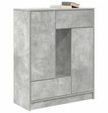 VidaXL Dressoir met lades en deuren 73x31x90 cm betongrijs