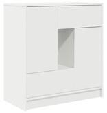 VidaXL Dressoir met lades en deuren 70,5x34x74,5 cm wit