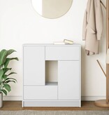 VidaXL Dressoir met lades en deuren 70,5x34x74,5 cm wit