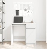 VidaXL Bureau 86x49x76 cm spaanplaat wit