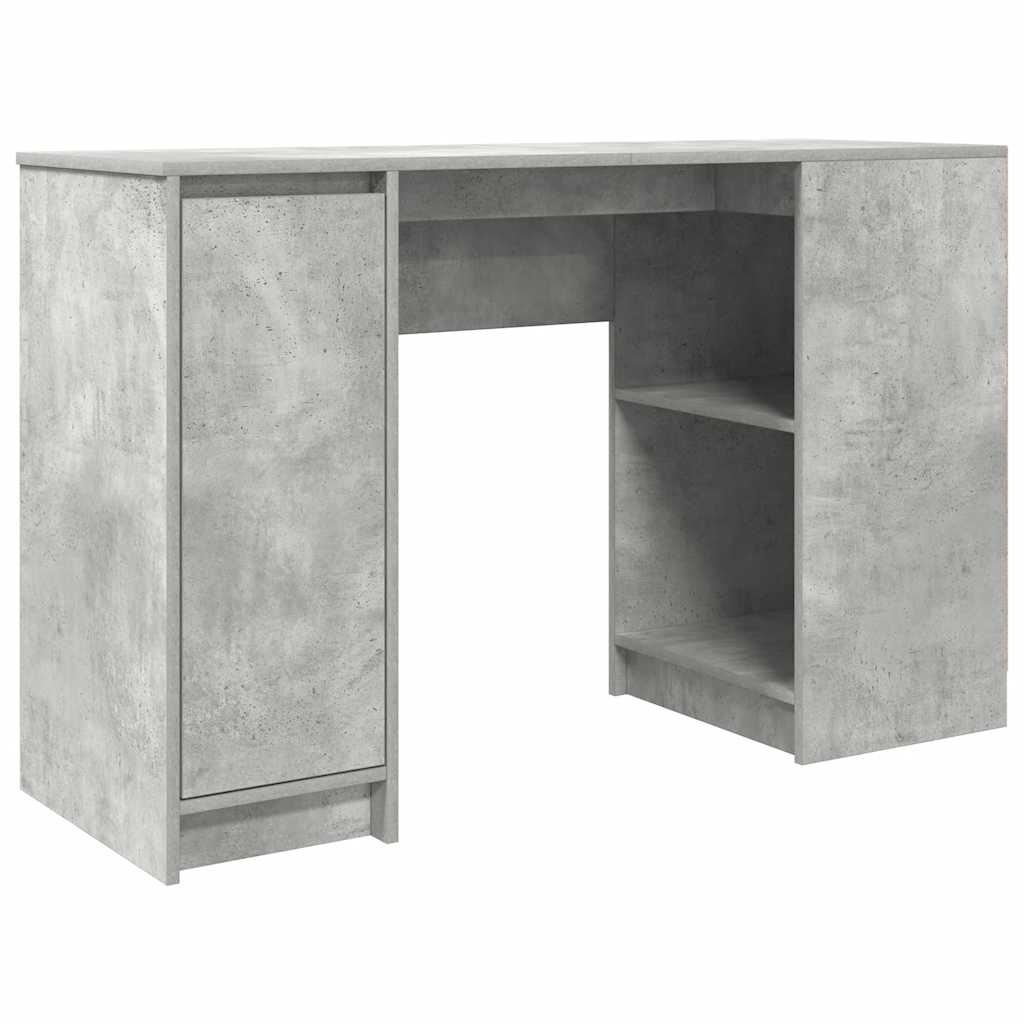 VidaXL Bureau 120x42x76 cm spaanplaat betongrijs