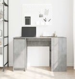VidaXL Bureau 120x42x76 cm spaanplaat betongrijs