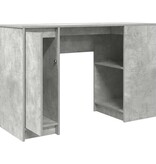 VidaXL Bureau 120x42x76 cm spaanplaat betongrijs