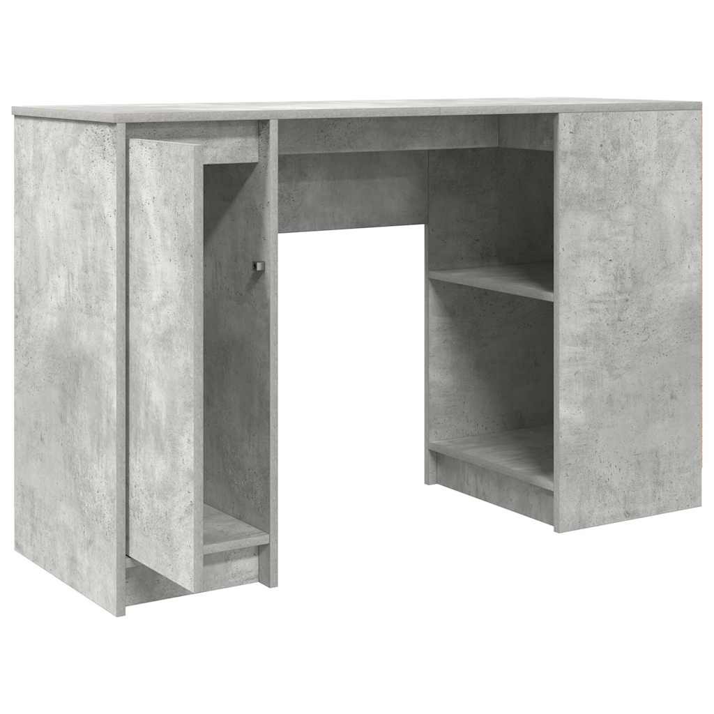 VidaXL Bureau 120x42x76 cm spaanplaat betongrijs