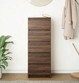 VidaXL Dressoir met lades 37,5x35x99 cm spaanplaat bruin eikenkleurig