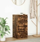 VidaXL Dressoir 37,5x35x76 cm bewerkt hout gerookt eikenkleurig