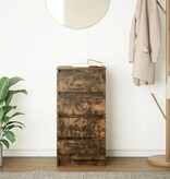 VidaXL Dressoir 37,5x35x76 cm bewerkt hout gerookt eikenkleurig