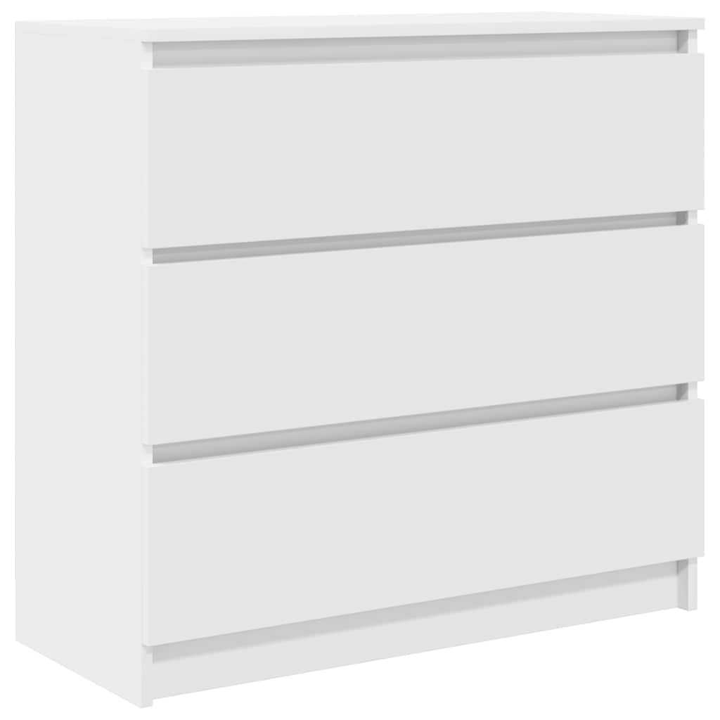 VidaXL Dressoir 80x35x76 cm spaanplaat wit