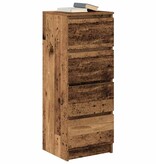 VidaXL Dressoir 37,5x35x99 cm spaanplaat oud hout