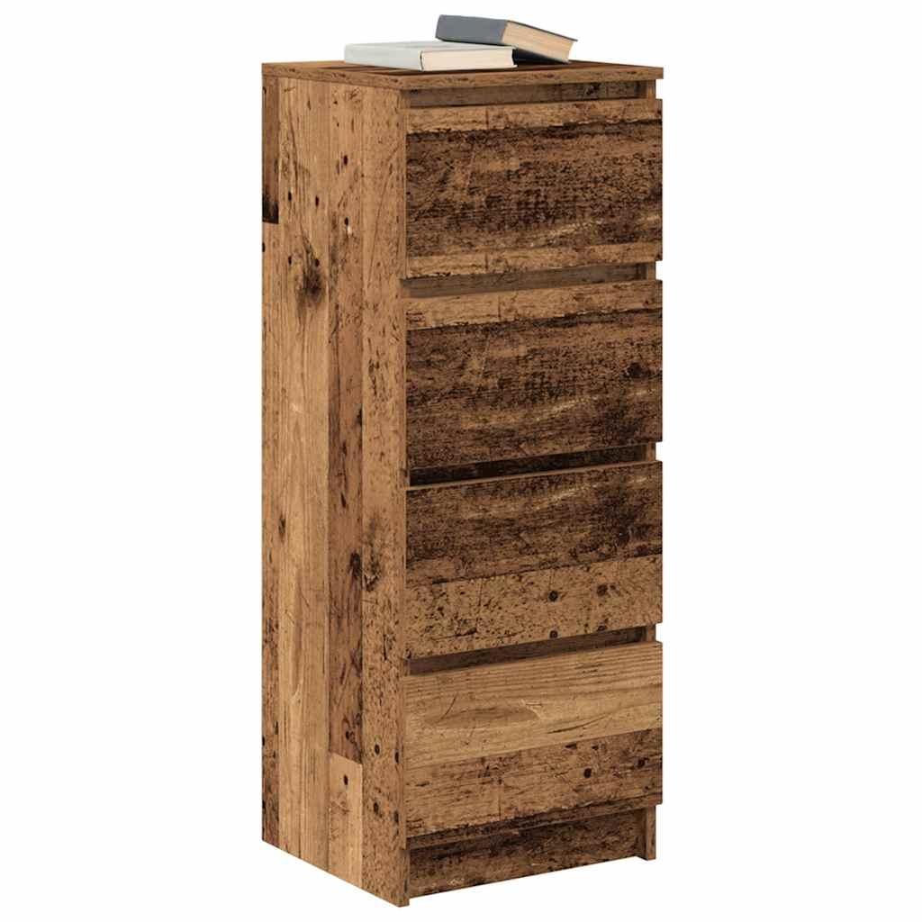 VidaXL Dressoir 37,5x35x99 cm spaanplaat oud hout
