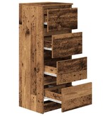 VidaXL Dressoir 37,5x35x99 cm spaanplaat oud hout