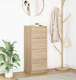 VidaXL Dressoir 37,5x35x99 cm spaanplaat sonoma eikenkleurig