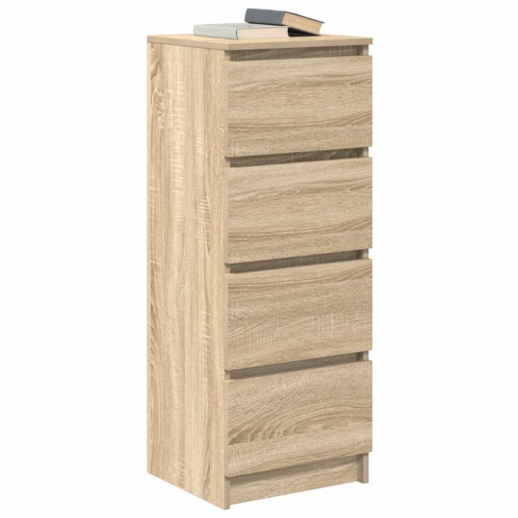 VidaXL Dressoir 37,5x35x99 cm spaanplaat sonoma eikenkleurig