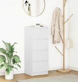 VidaXL Dressoir 37,5x35x99 cm spaanplaat wit